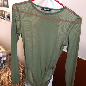 Missguided Sheer Bodysuit